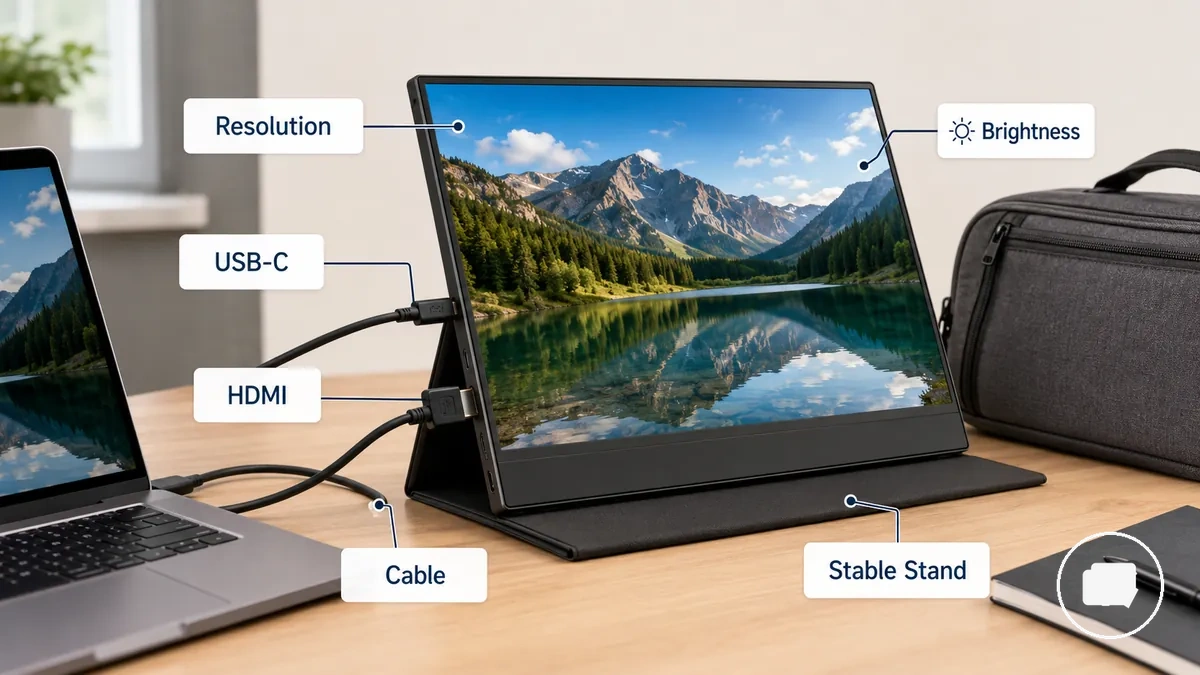 Mindestfunktionen, die von einem günstigen tragbaren Monitor zu erwarten sind