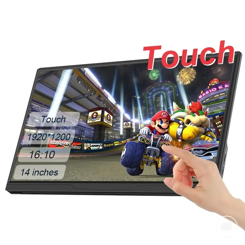 14, 15.6, and 16 inch touch portable monitor with IPS panel for phone, Xbox, Switch, PlayStation, and laptop extension