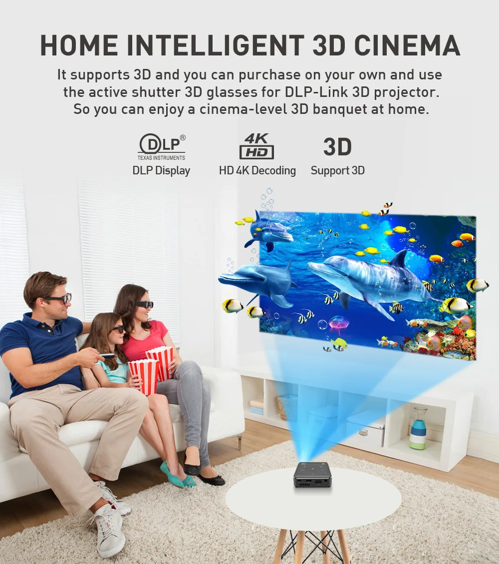 Cinéma 3D intelligent à domicile