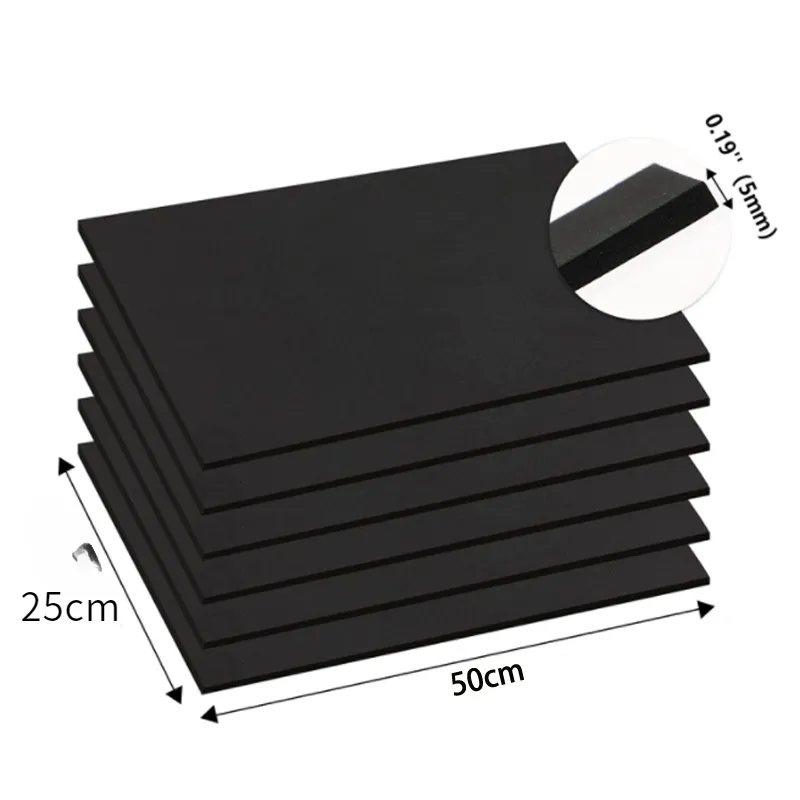 Feuilles de mousse brûleur insonorisantes