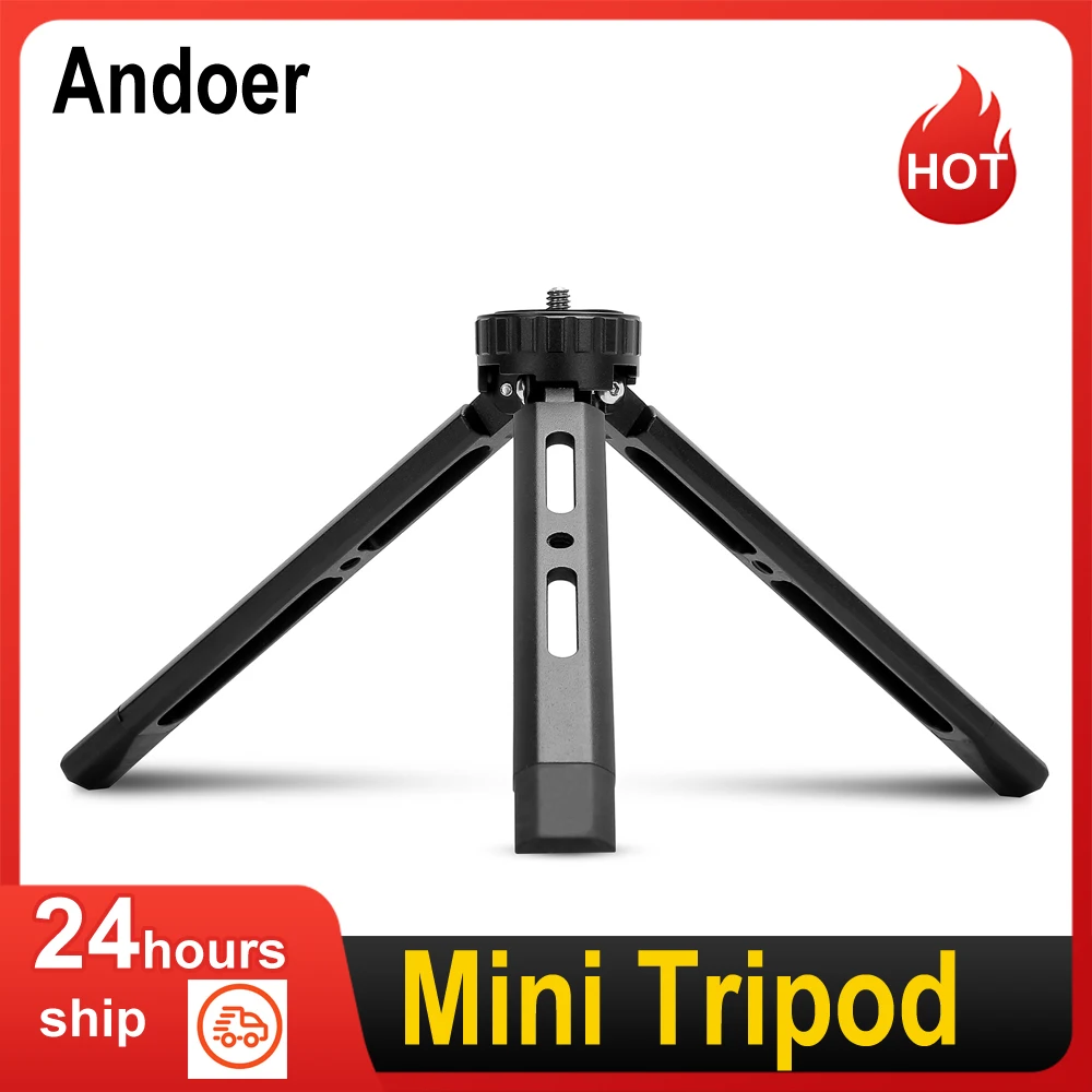 Mini Trépied WEWATCH Pour Projecteur, Appareil Photo, Webcam – Hauteur Réglable, Rotule 360°, Charge 2.5 Kg